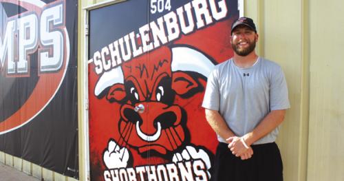 Recently Dave Campbell’s Texas Football online site tabulated which football coaches in the state had the biggest turnarounds for their programs in their first season. Schulenburg’s Luke Hobbs was tied for the fifth best turnaround, improving the Shorthorns’ win total by five in his first year from 0-10 before he got there to 5-6 last season.