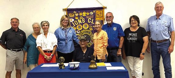 Carmine Lions Club appoints new officers; community dance evening planned for Friday