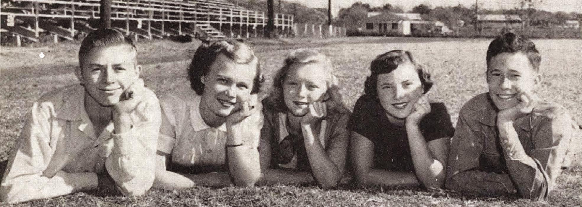 La Grange High School’s 1953 junior class officers were: William Hackebeil, secretary; Dorothy Hohle, vice president; Virginia Mika Leech, treasurer; Jean Foyt, reporter and Gene Harvey Dipple, president.