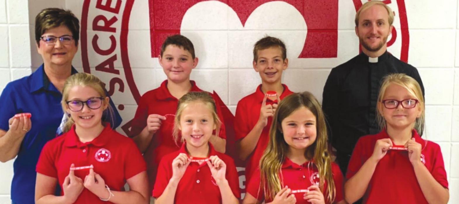 Sacred Heart Celebrates Red Ribbon Week