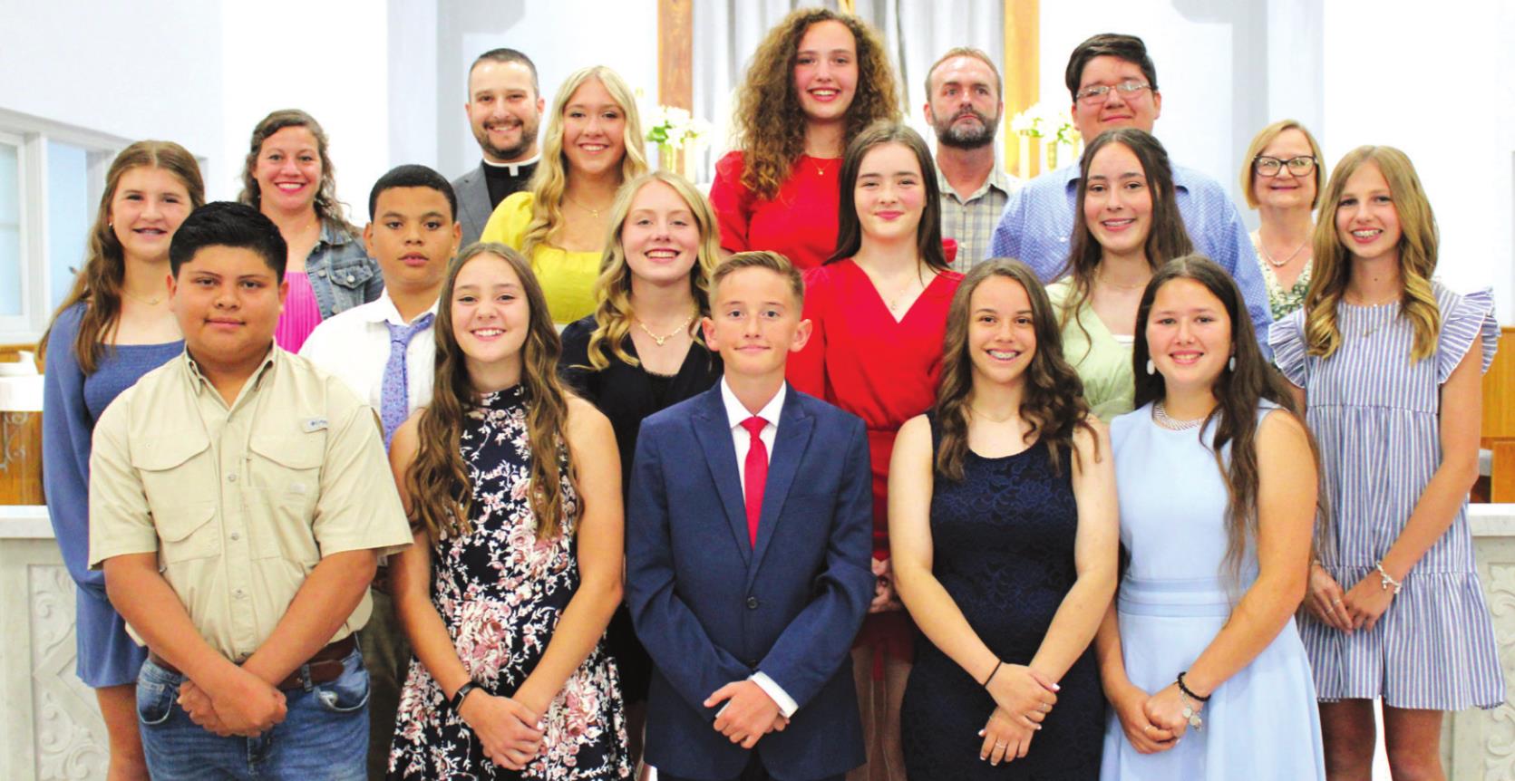 St. Rose of Lima Catholic School Graduates The Fayette County Record
