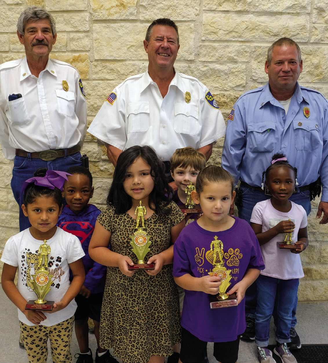 La Grange ISD Sacred Heart Fire Poster Winners The Fayette County Record